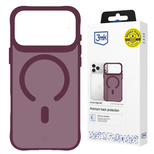 3mk Smoke MagCase Hülle für iPhone 18 Pro Max / 17 Pro Max – bordeauxrot