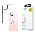 3mk Satin Armor Case+ Lila Hülle für Apple iPhone 14 – transparent