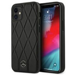 Mercedes Wave Line Case für iPhone 12 mini - Schwarz