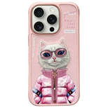 Etui Nimmy Cool&Cute 2.0 Cat na iPhone 16 Pro - różowe