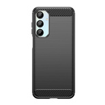 Carbon Case Silikonhülle für Samsung Galaxy A16 / A16 5G - Schwarz