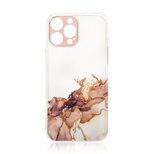 Marble Case für iPhone 12 Pro Gel Cover Marble Braun