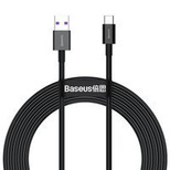 Baseus Superior kabel USB - USB Typ C 66 W (11 V / 6 A) Huawei SuperCharge SCP 2 m czarny (CATYS-A01)