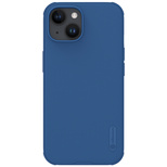 Nillkin Super Frosted Shield Pro verstärkte Hülle für iPhone 15 Plus – blau