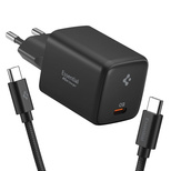 Spigen EE451EU Essential USB-C 45W Wandladegerät – Schwarz