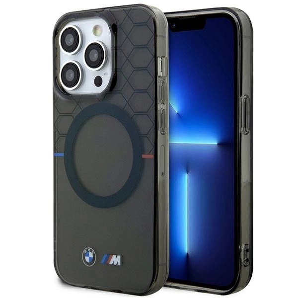 BMW Pattern MagSafe case for iPhone 13 Pro / 13 - gray - Hurtel.com