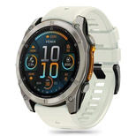 Pasek silikonowy Tech-Protect Silicone Line na Garmin Fenix 5 / 6 / 6 Pro / 7 / 8 (47 mm) / E - tytanowy