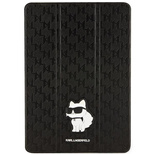 Karl Lagerfeld KLFC10SAKHPCK iPad 10.2&quot; Folio Magnet Allover Cover schwarz/schwarz Saffiano Monogram Choupette