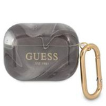 Guess GUAPUNMK AirPods Pro cover black/black Marble Collection