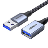 Ugreen przedłużacz adapter kabel przewód USB (męski) - USB (żeński) 3.0 5Gb/s 2m szary (US115)