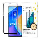 Wozinsky Full Glue Tempered Glass Gehärtetes Glas für TCL 20 SE 9H Vollbild mit schwarzem Rahmen