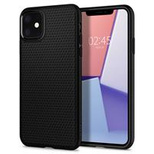 Spigen Liquid Air Hülle für iPhone 11 – mattschwarz