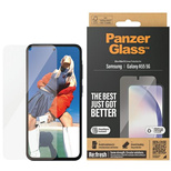 PanzerGlass Ultra-Wide Fit gehärtetes Glas mit Positionierer für Samsung Galaxy A55 5G