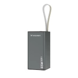 Powerbank Wozinsky K65+ 65W 30000mAh 2x USB-C, 1x USB-A 65W - grau