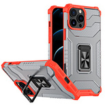 Crystal Ring Case Kickstand Tough Rugged Cover for iPhone 12 Pro Max red