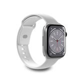 Puro Icon Silikonarmband für Apple Watch 42 / 44 / 45 / 49 mm - weiß (2 Stk.)