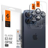 Spigen Optik.tR EZ Fit Camera Protector for iPhone 14 Pro / Pro Max / 15 Pro / Pro Max - Titanium Blue 2 pcs.