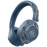 Guess ENC Metal 4G Logo Over-Ear Headphones - Blue