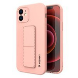 Wozinsky Kickstand Case Silikonhülle mit Ständer für iPhone XS Max pink