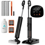 UWANT D600 upright vacuum cleaner with wet and dry mopping function - black