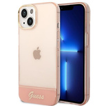 Guess GUHCP14MHGCOP iPhone 14 Plus 6.7 &quot;pink / pink hardcase Translucent