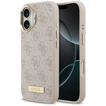 Guess 4G Logo Plate MagSafe Case für iPhone 17 - Pink