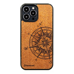 Etui Bewood Traveler Merbau drewniane na iPhone 13 Pro Max - jasnobrązowe