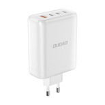 GaN Dudao A140EU USB-A / 3xUSB-C PD 140W Ladegerät - Weiß