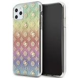 Etui Guess Iridescent 4G Peony na iPhone 11 Pro Max - wielokolorowe