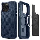 Spigen Mag Armor Hülle mit MagSafe für iPhone 15 Pro – blau