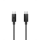 Kabel Spigen EB6020CC 60W + kabel USB-C / USB-C 200 cm - czarny