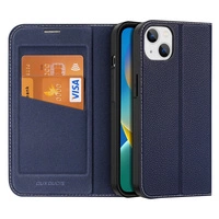 Dux Ducis Skin X2 etui do iPhone 14 Plus pokrowiec z magnetyczną klapką niebieski