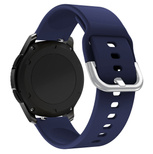 Silikonarmband TYS Band für Samsung Galaxy Watch 45 / 46 / 47 mm - dunkelblau