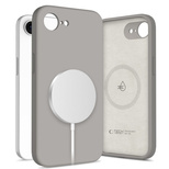 Tech-Protect Liquid Silicone MagSafe iPhone 16e Hülle - Grau