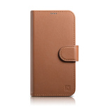 iCarer Wallet Case 2in1 Cover iPhone 14 Plus Anti-RFID Leather Flip Case Brown (WMI14220727-BN)