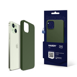 3mk Hardy Silicone MagCase für iPhone 15 Plus - grün