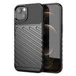 Thunder Case Flexible Tough Rugged Cover TPU Case for iPhone 13 mini black