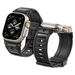 Spigen Rugged Band für Apple Watch 4/5/6/7/8/9/SE/Ultra 1/2 (42/44/45/49 mm) – Mattschwarz