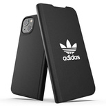 Adidas OR Booklet Case BASIC für iPhone 13 - Schwarz und Weiß
