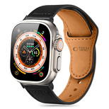 Tech-Protect Naturalfit Armband für Apple Watch 4 / 5 / 6 / 7 / 8 / 9 / SE / Ultra 1 / 2 (42 / 44 / 45 / 49 mm) – Schwarz