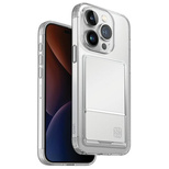 Uniq Air Fender ID Cardslot case for iPhone 15 Pro - transparent