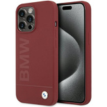 BMW Silicone Big Logo MagSafe case for iPhone 15 Pro Max - red