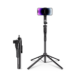 Orico SPN185 Selfie-Stick, 1/4"-Stativ für Smartphone-Kameras mit 360°-Drehung, Bluetooth 5.2 – Schwarz