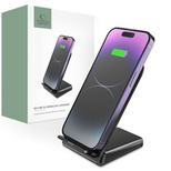 Tech-Protect QI15W-S2 inductive charger 15W in the form of a stand - black - OUTLET