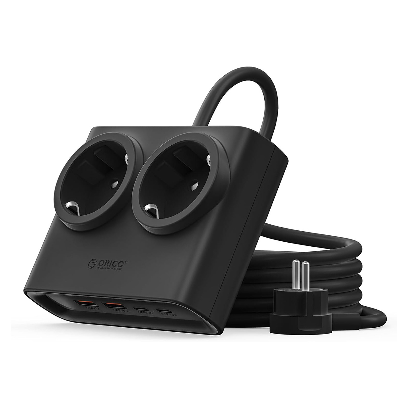 Listwa zasilająca Orico PDC25 6w1 25W z gniazdami AC i portami USB