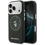 Karl Lagerfeld Point &amp; Choupette Sketch MagSafe Case for iPhone 17 Pro Max - Black