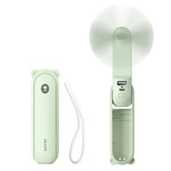 Jisulife Handheld Fan Life8 Plus Portable USB Fan with Power Bank Function 4500mAh and Flashlight - Green