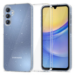 Tech-Protect FlexAir-Hülle für Samsung Galaxy A15 4G / 5G – transparent und glitzernd