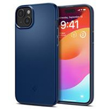 Spigen Thin Fit Hülle für iPhone 15 Plus – Blau