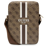 Torba Guess 4G Stripes na tablet 8'' - brązowa